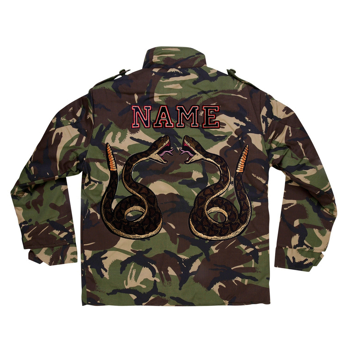 Personalised Red Snake Pair Camo Jacket  Gifts for Kids Age – Cat in the  Hood