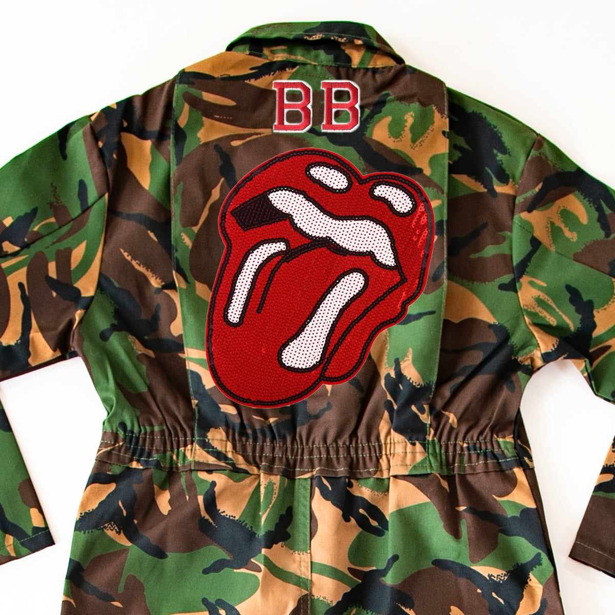 Personalised Rock'n'Roll Lips Jumpsuit Gifts for Kids Age – Cat