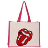 Rock'n'Roll Lips Midi Tote Bag