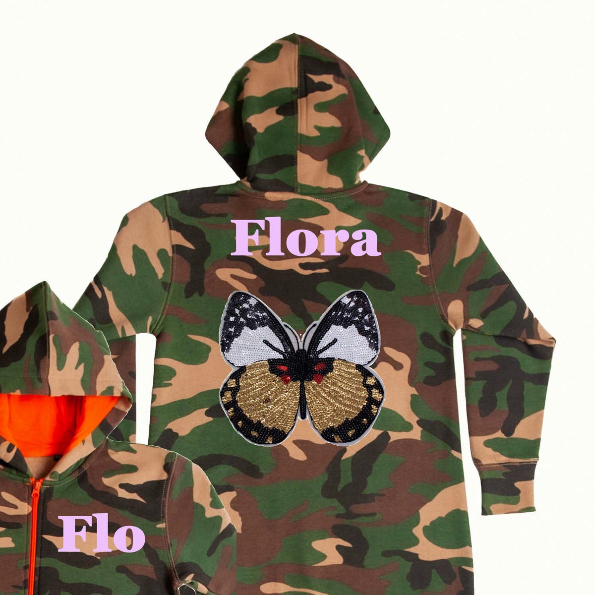 Personalised Butterfly Onesie Gifts for Kids Age Cat in the Hood