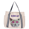 Reversible Sequin Cat Luxe Tote Bag
