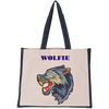Blue Wolf Midi Tote Bag