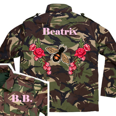 Bee and Roses Camo Jacket