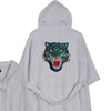 Blue Sequin Tiger Bathrobe