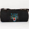Blue Sequin Tiger Duffle Bag