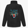 Blue Sequin Tiger Fleece