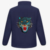 Blue Sequin Tiger Fleece