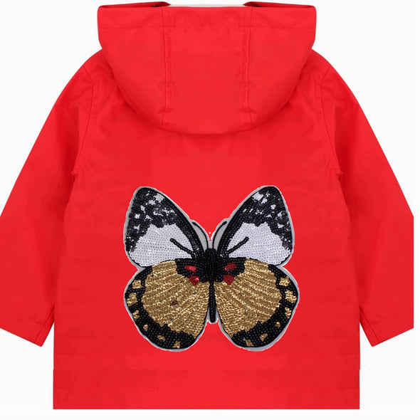 Toddler Butterfly Rain Jacket