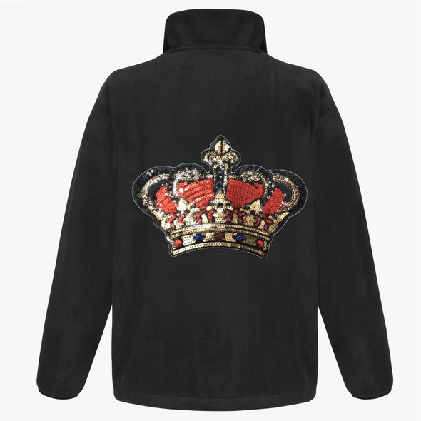Red Sequin Crown Fleece