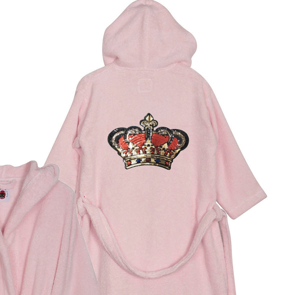 Red Sequin Crown Bathrobe