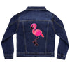 SALE Pink Flamingo Denim Jacket | 40% OFF | APPLIED AT CHECKOUT