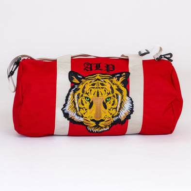 Green Eyed Tiger Duffle Bag