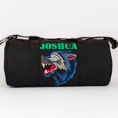 Blue Wolf Duffle Bag