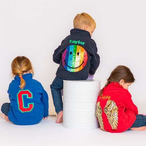 Rainbow Face Fleece