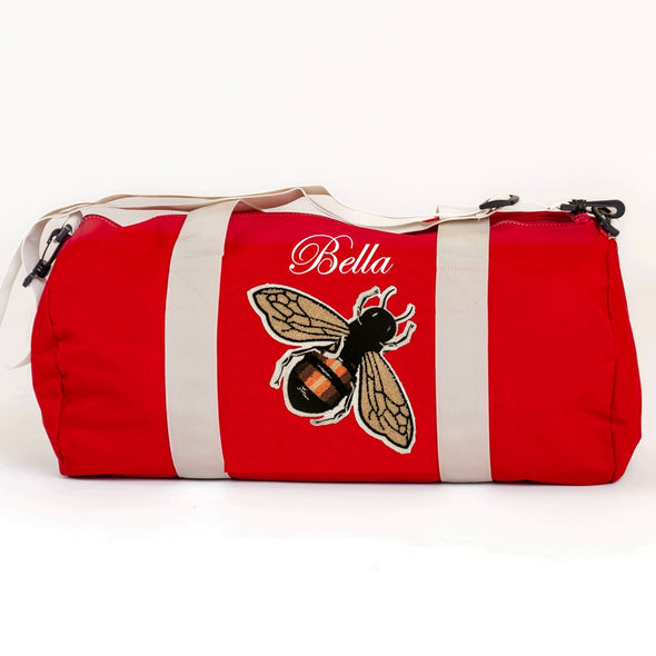 Fluffy Bee Duffle Bag