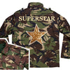 Gold Sequin Star Camo Jacket