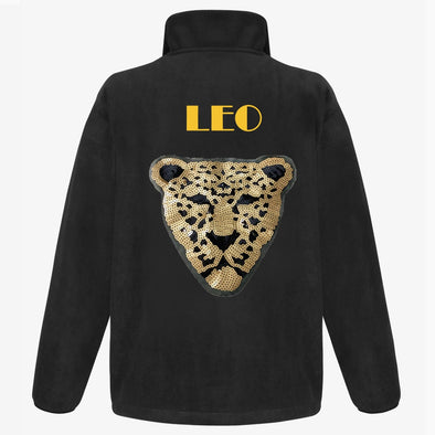 Sequin Leopard Fleece