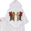 Gold Wings and Roses Bathrobe