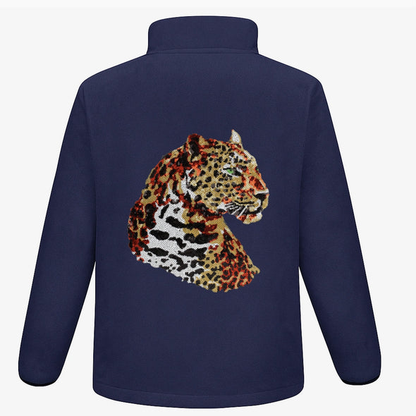 Green Eyed Leopard Fleece