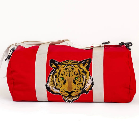 Green Eyed Tiger Duffle Bag