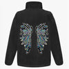 Indigo and Aqua Wings Fleece
