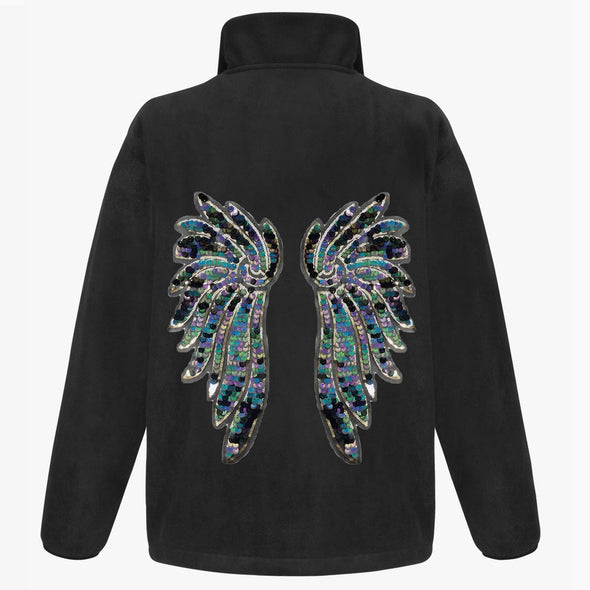 Indigo and Aqua Wings Fleece