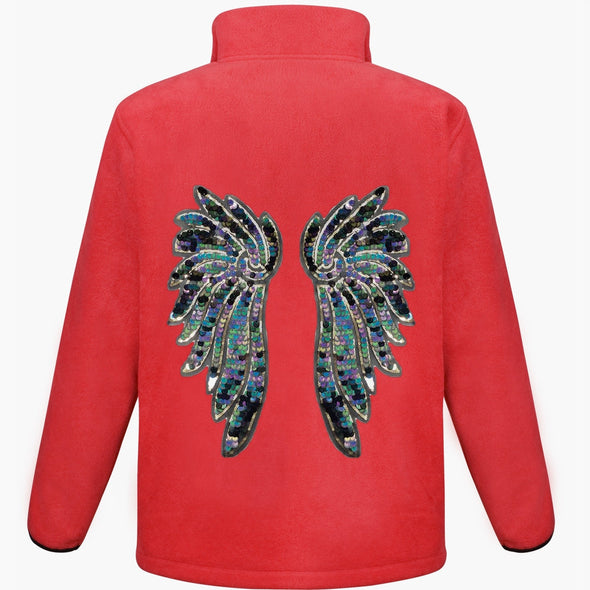 Indigo and Aqua Wings Fleece