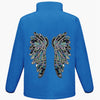 Indigo and Aqua Wings Fleece