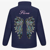 Indigo and Aqua Wings Fleece