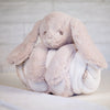 Blanket Bunny - Cuddly Rabbit with Personalised Blanket