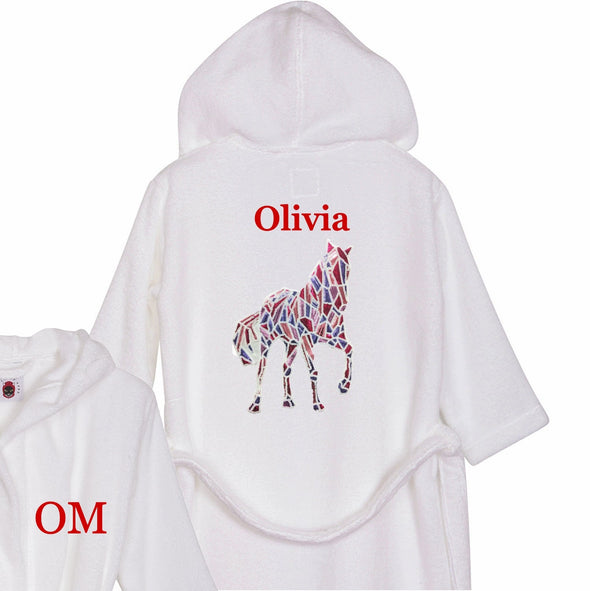 Mosaic Horse Bathrobe