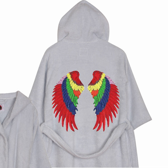 Rainbow Wings Bathrobe