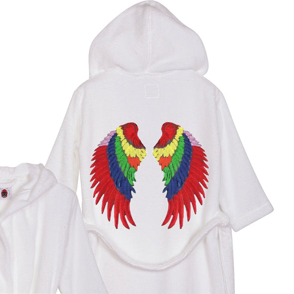 Rainbow Wings Bathrobe