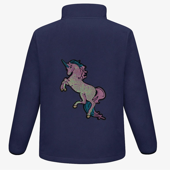 Pearly Sequin Unicorn Fleece