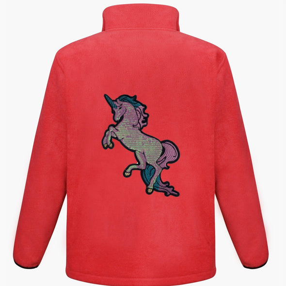 Pearly Sequin Unicorn Fleece