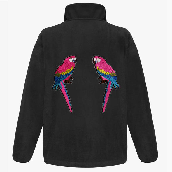 Pink Parrots Fleece