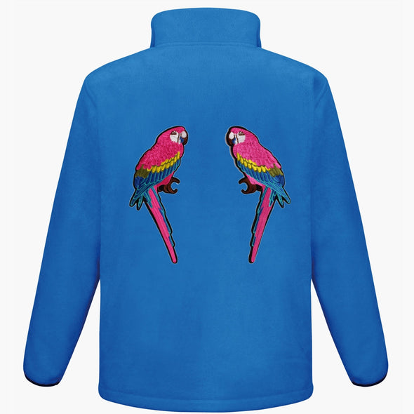 Pink Parrots Fleece