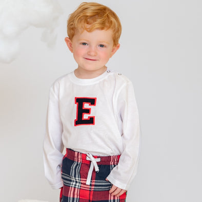 Big Initials PJ Tops (Toddlers)