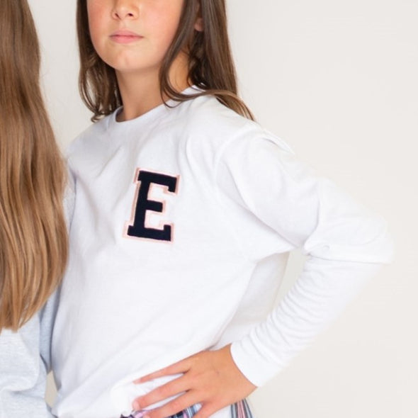 Big Initials PJ Tops (Teens and Adults)