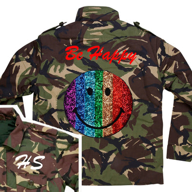 Rainbow Smile Camo Jacket