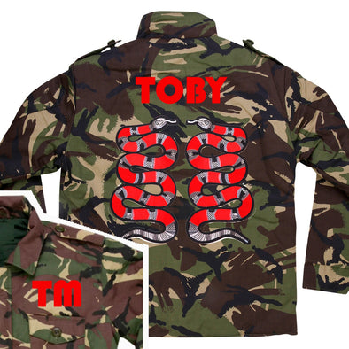 Red Snake Pair Camo Jacket