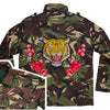 Roaring Tiger and Roses Camo Jacket