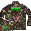 Rose Gold Sequin Tiger Camo Jacket