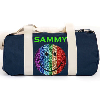 Rainbow Smiley Face Duffle Bag