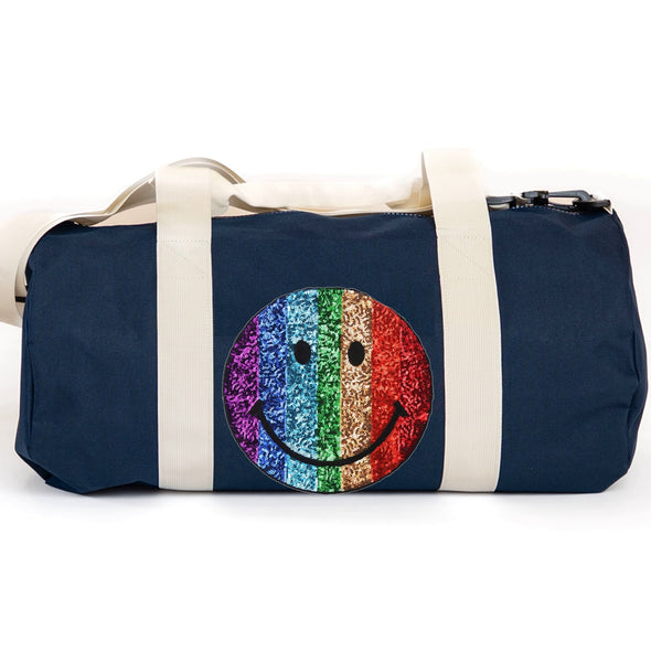 Rainbow Smiley Face Duffle Bag