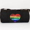 Rainbow Heart Duffle Bag