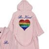 Rainbow Heart Bathrobe