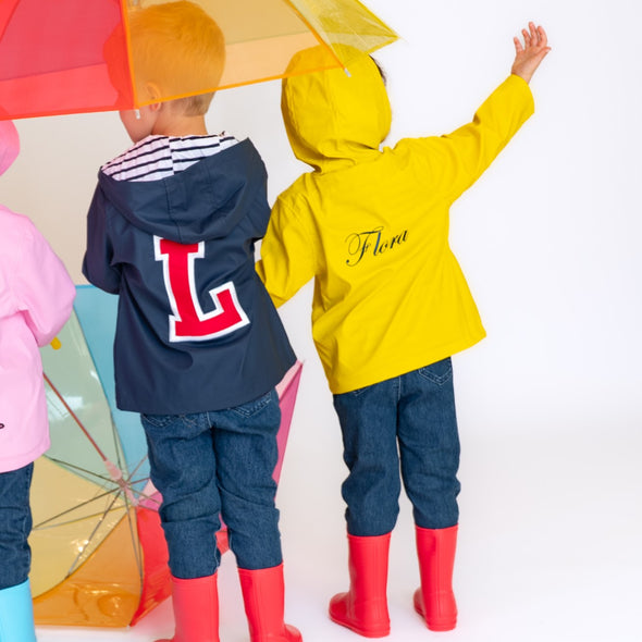 Toddler BIG Letter Rain Jacket