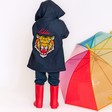 Toddler Roaring Tiger Rain Jacket