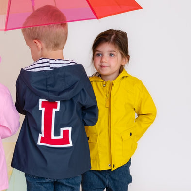 Toddler BIG Letter Rain Jacket